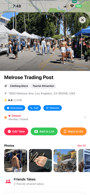 Place details example